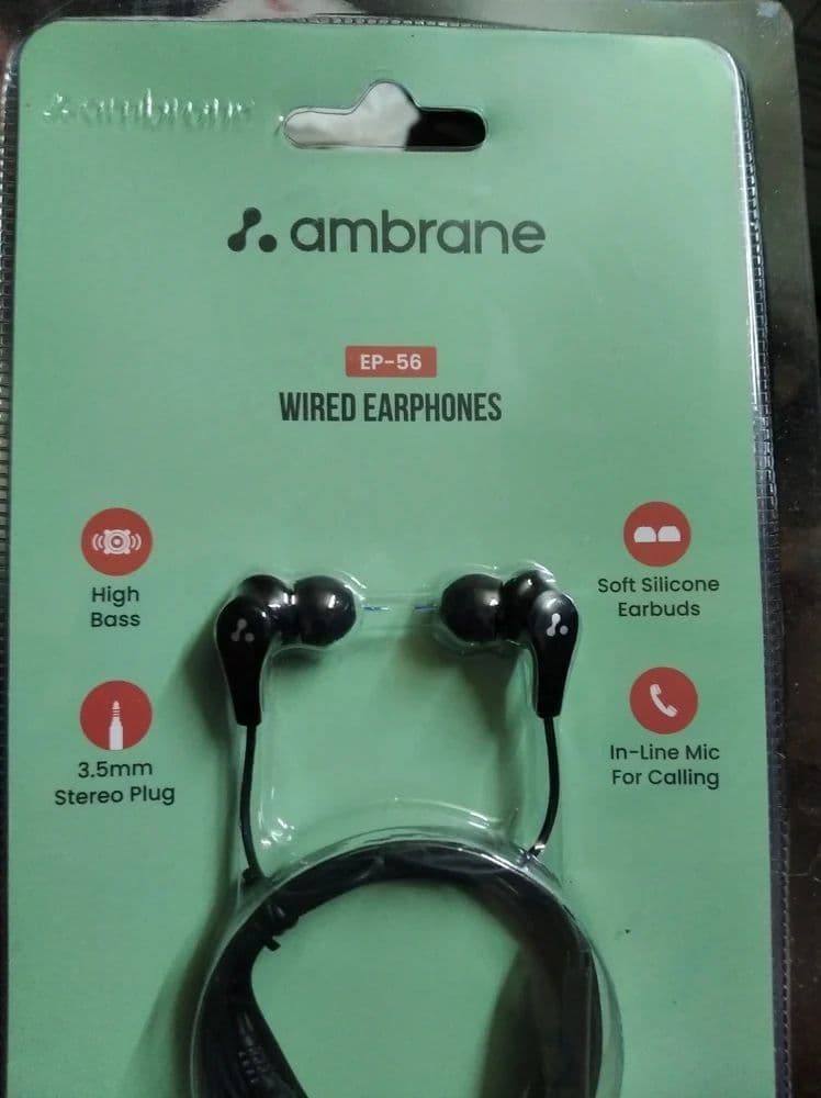 Ambrane EP56 Pro Aux Earphone