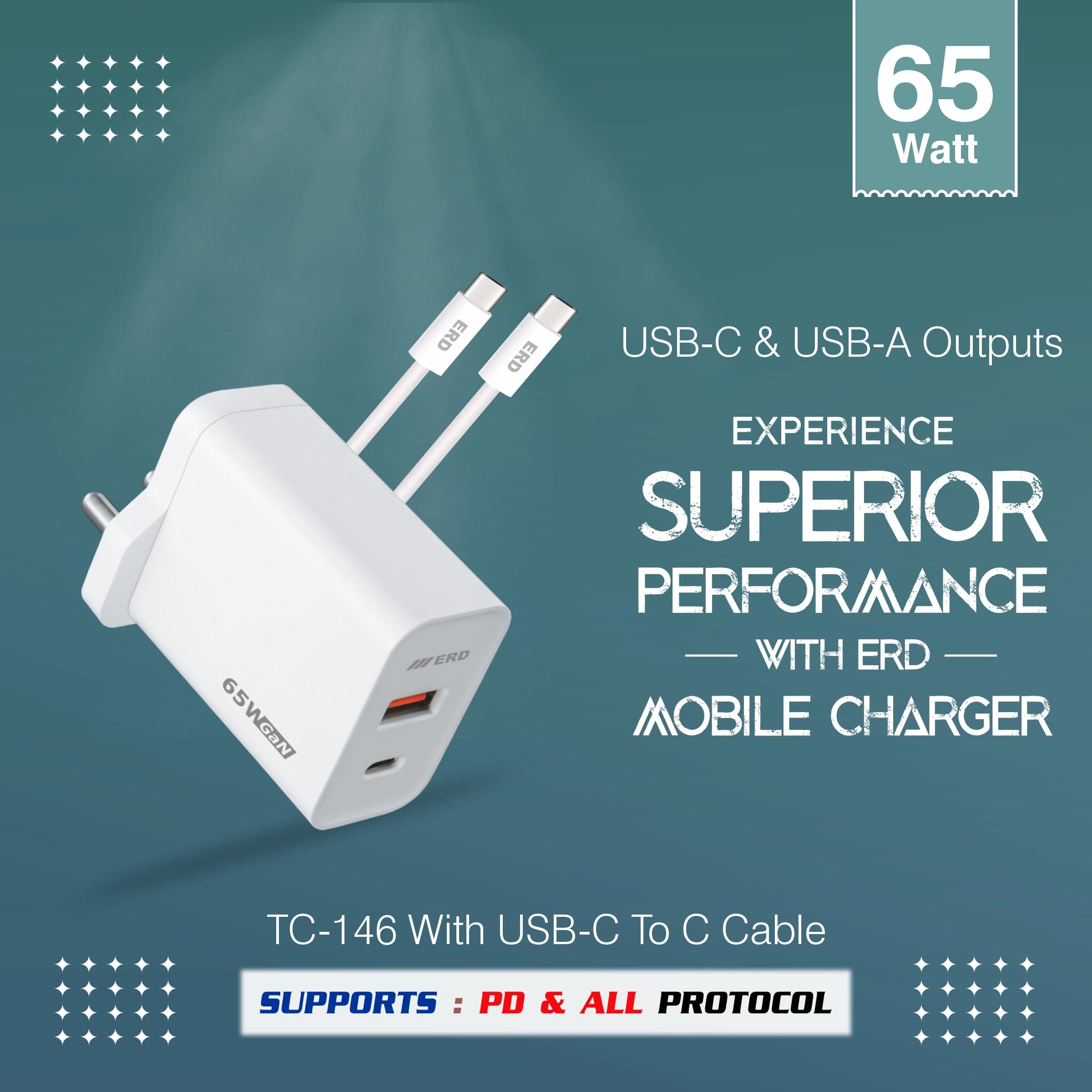 ERD TC 146 65W Dock USB + C