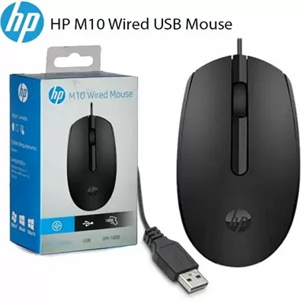 HP M10 Wired Mouse USB