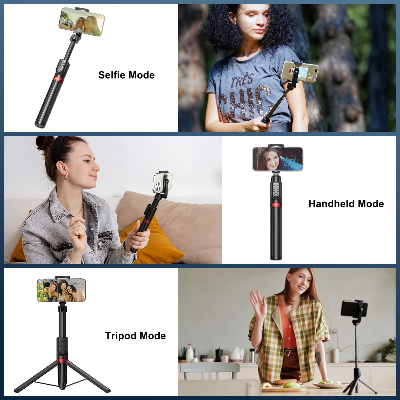 KTP 03 Selfie Stick + Tripod