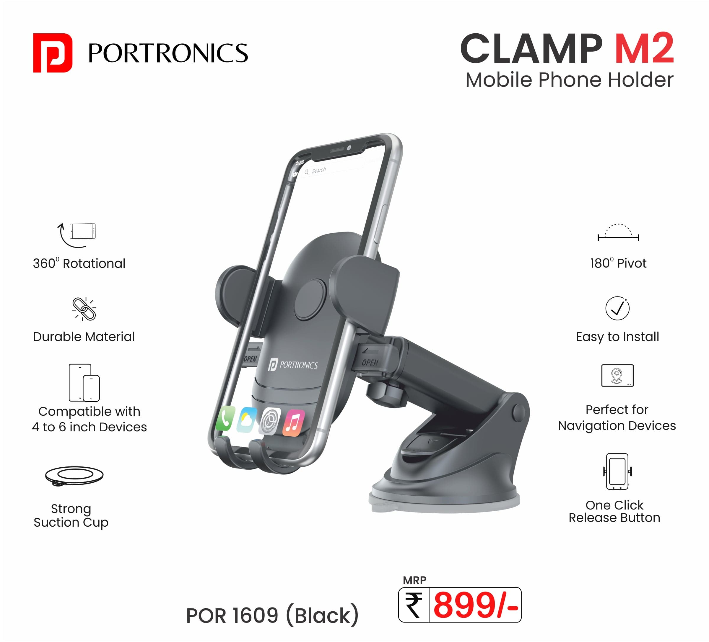 Portronics Clamp M2 POR1609