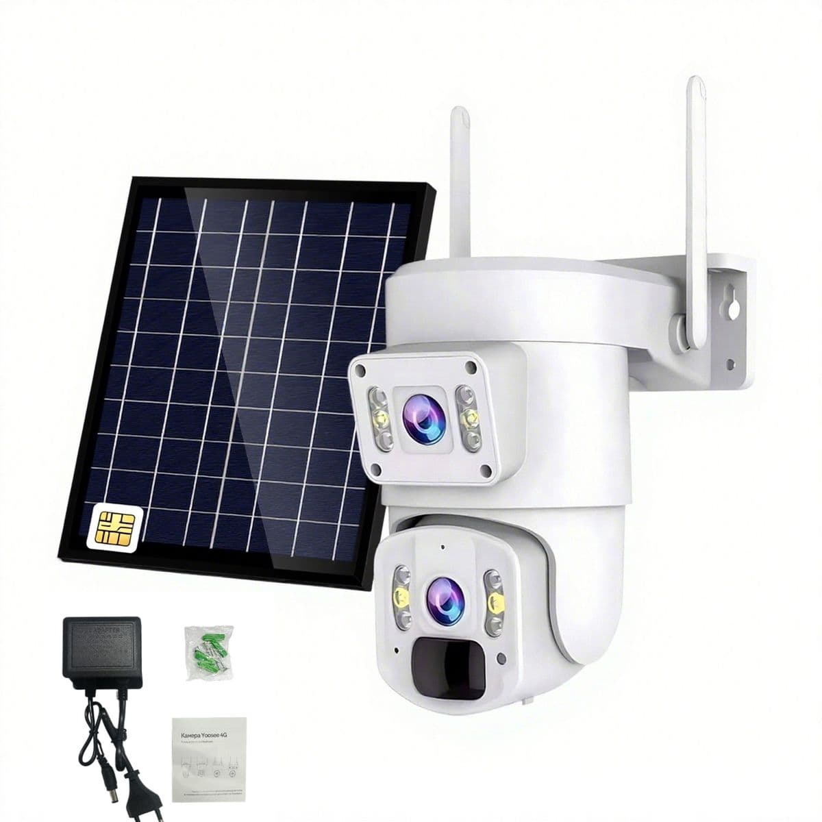 Solar Camera 8MP Dual