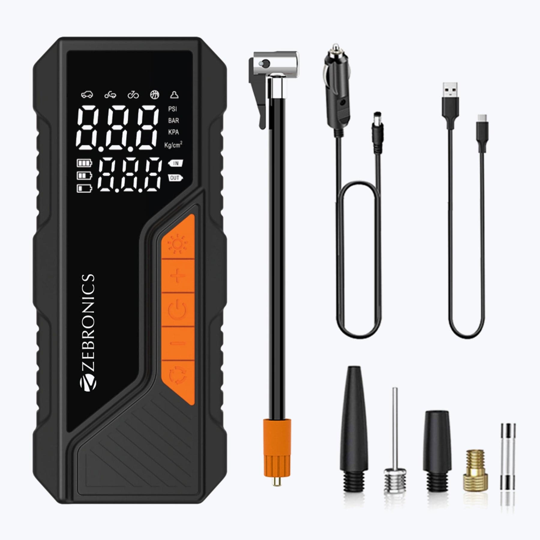Zebronics 19T16 Tyre Inflator
