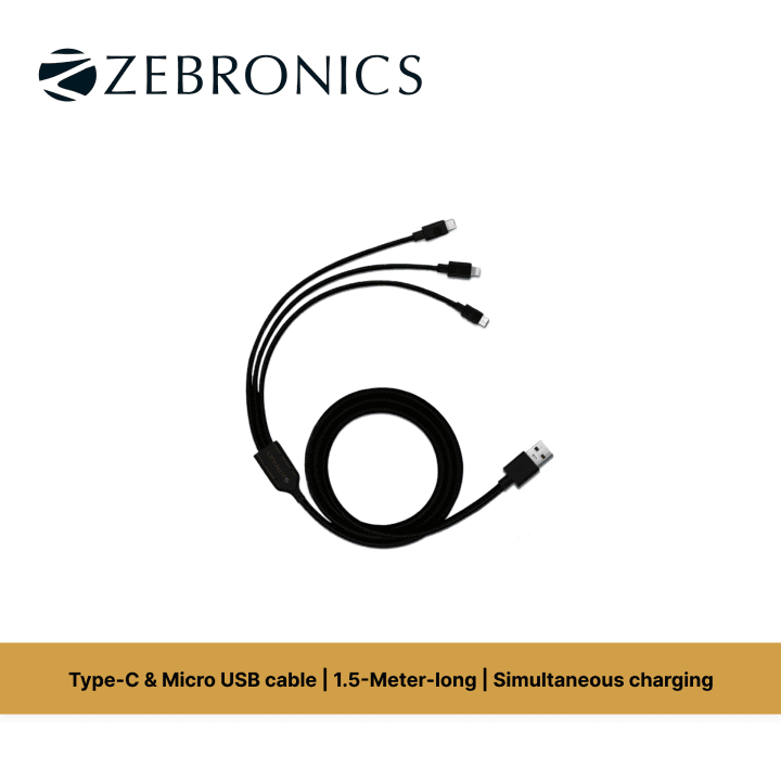 Zebronics 3 In 1 Cable UMLCC1205